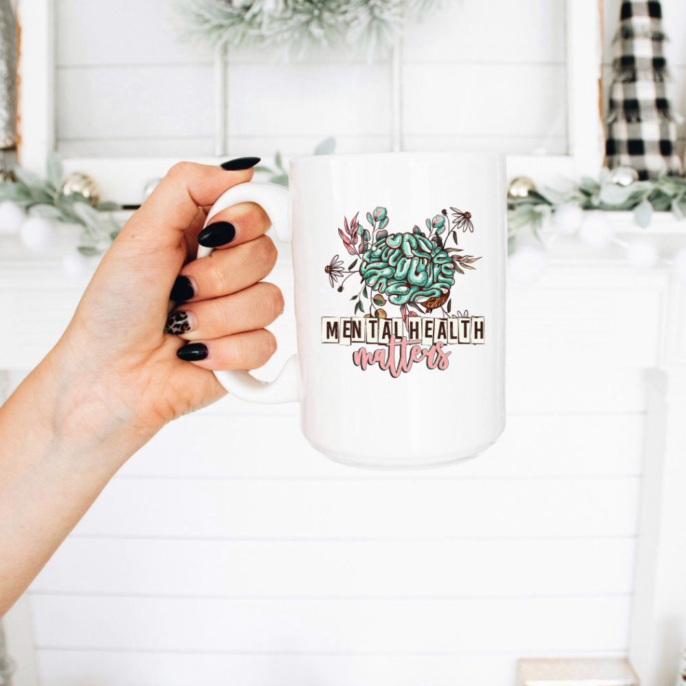 Mental Health Matters Ceramic Coffee Mug