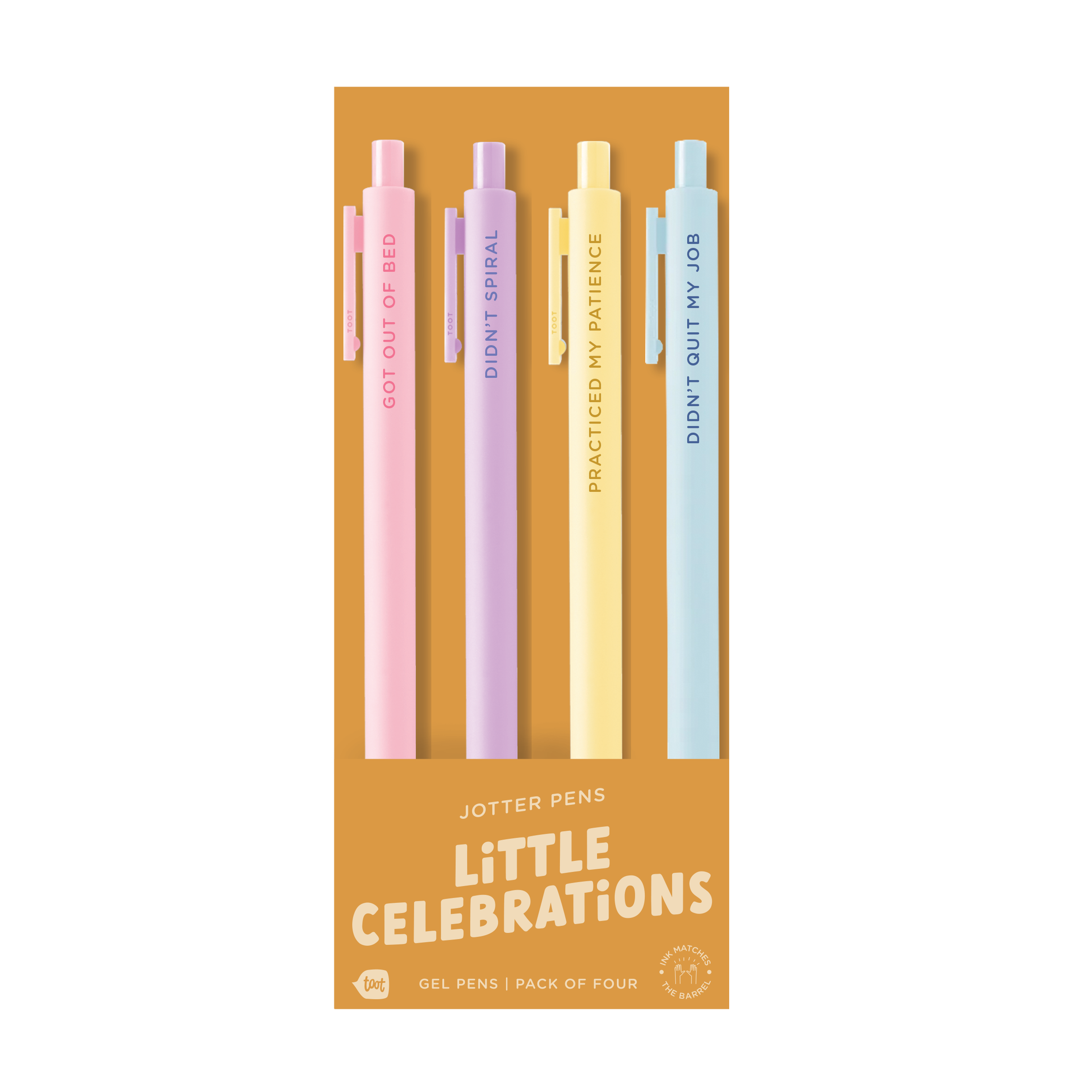 Little Celebrations Jotter Pen Set 4 Pack