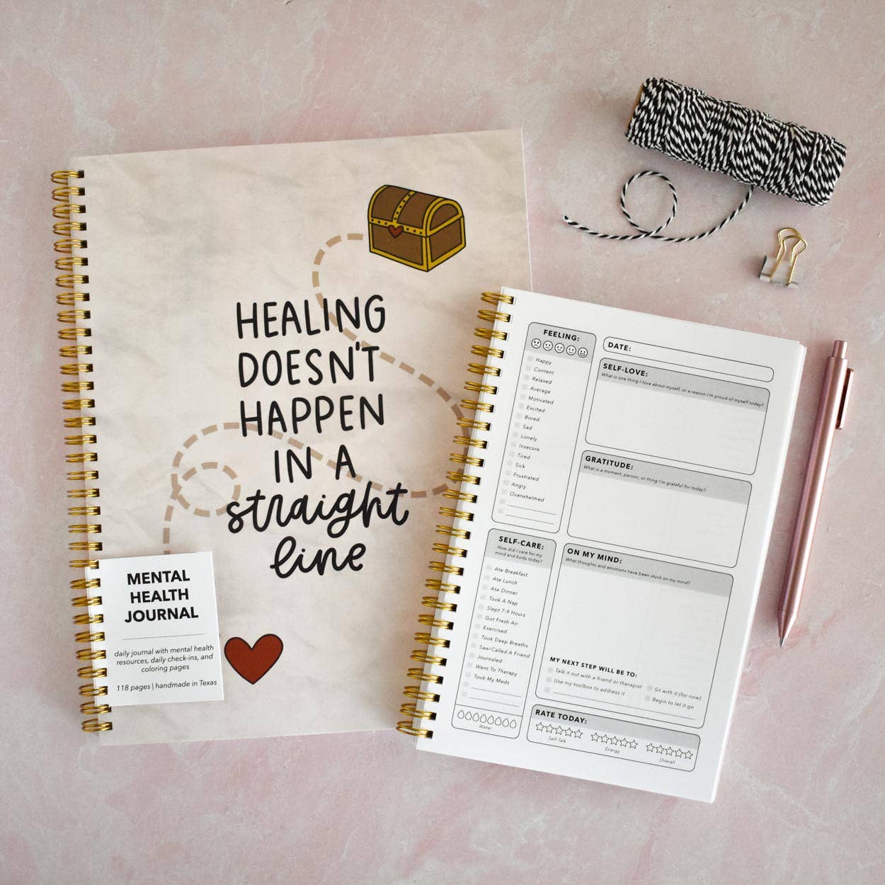 Healing Doesn't Happen In A Straight Line - Small Mental Health Journal
