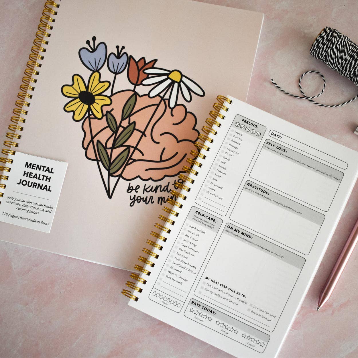 Be Kind To Your Mind Small Mental Health Journal