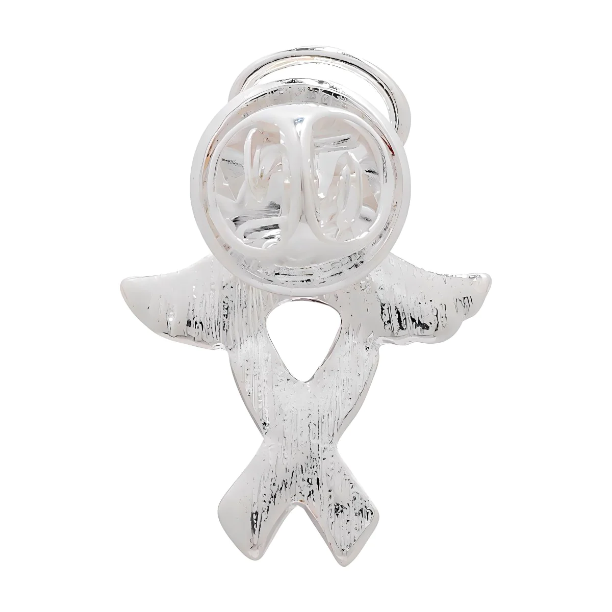 Pink Ribbon Angel Pin