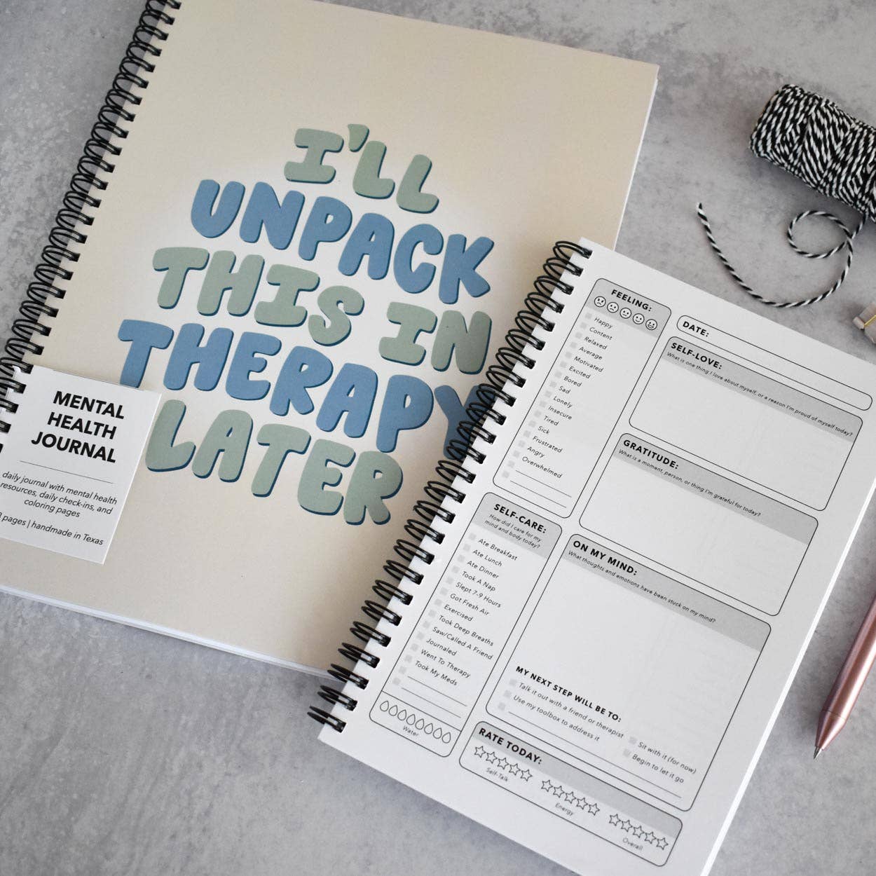 "I'll unpack this in therapy later" - Small Mental Health Journal