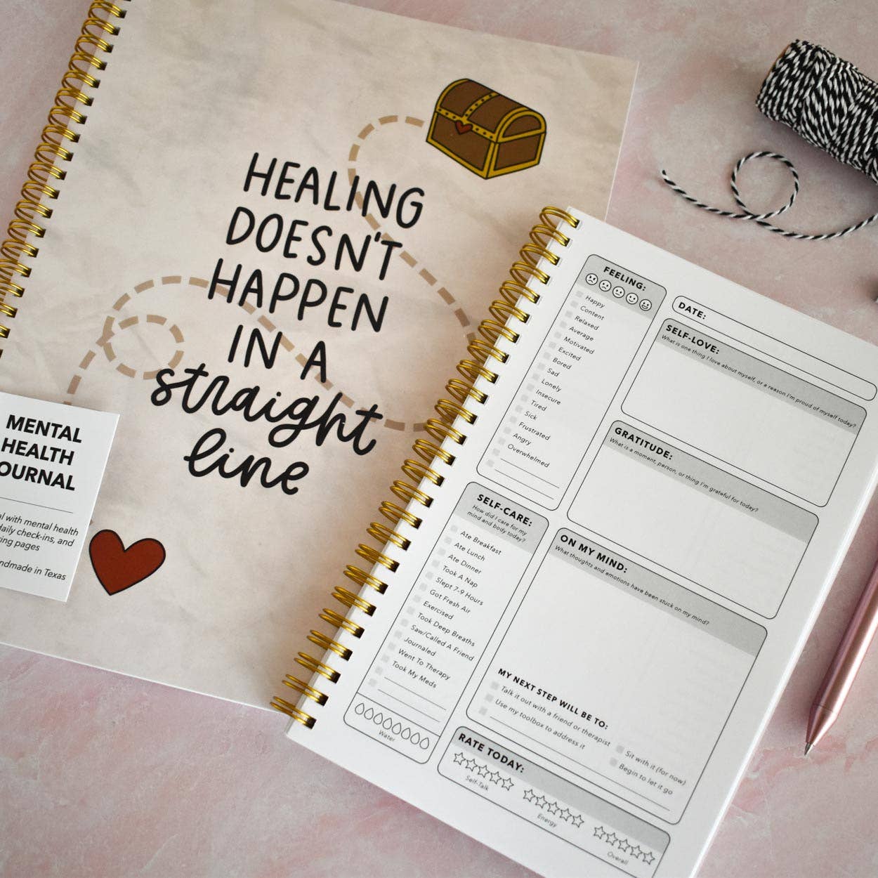 Healing Doesn't Happen In A Straight Line - Small Mental Health Journal