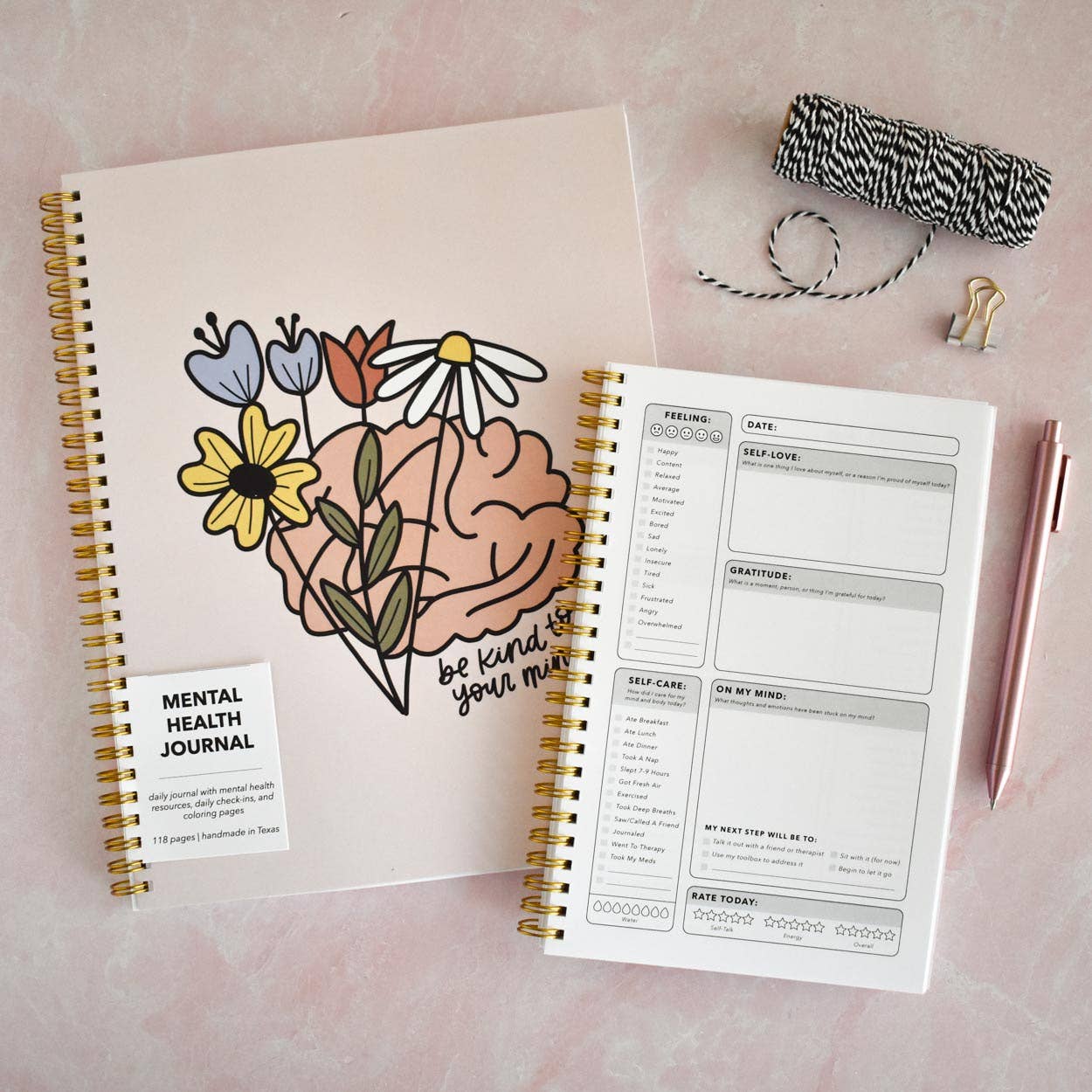 Be Kind To Your Mind Small Mental Health Journal