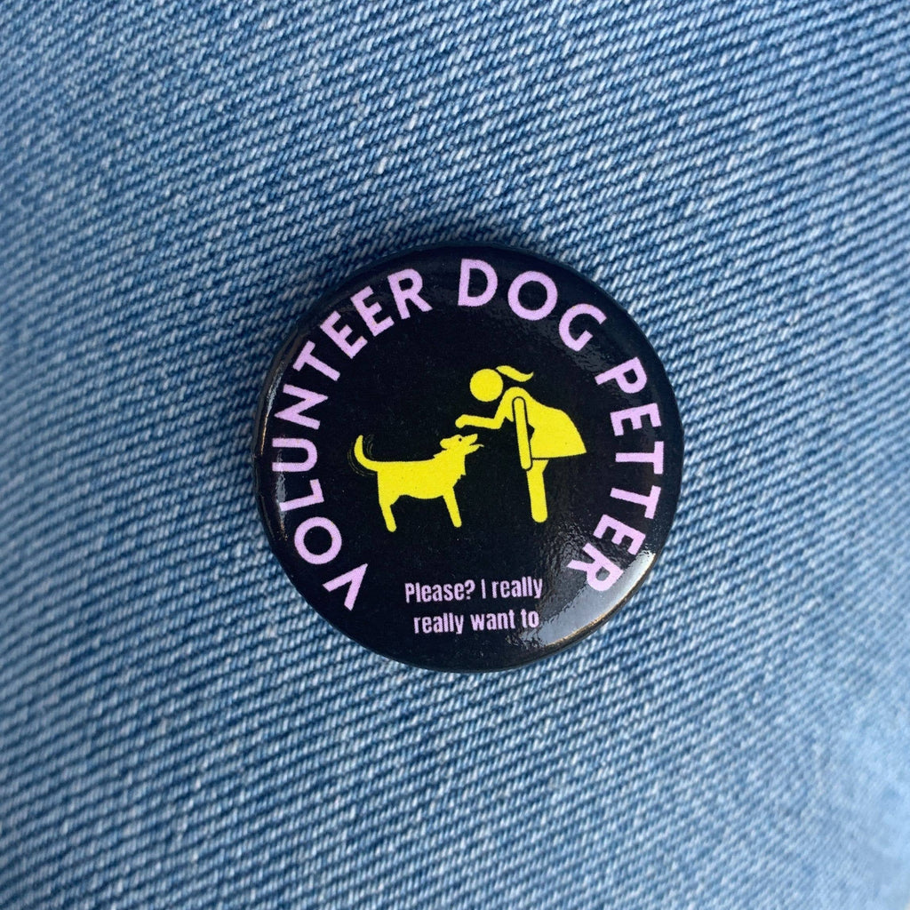Volunteer Dog Petter 1.25" Pinback Button