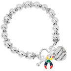 I Love You To The Moon And Back Autism Awareness Ribbon Bracelets