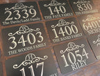 Metal Engraved House Signs
