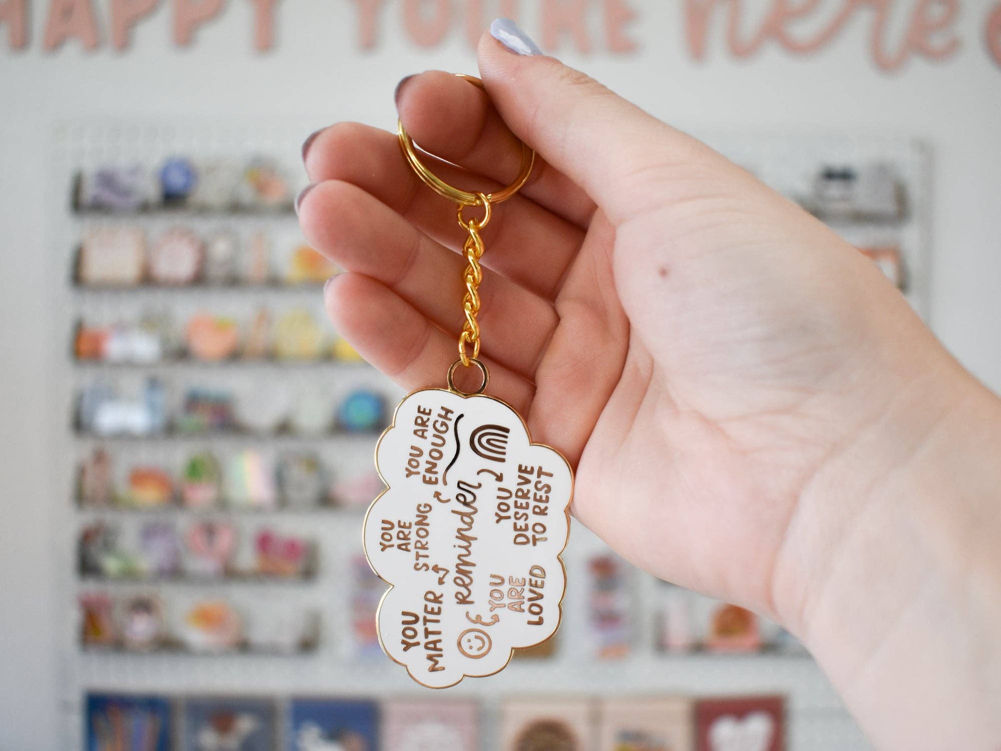 Affirmation Keychain