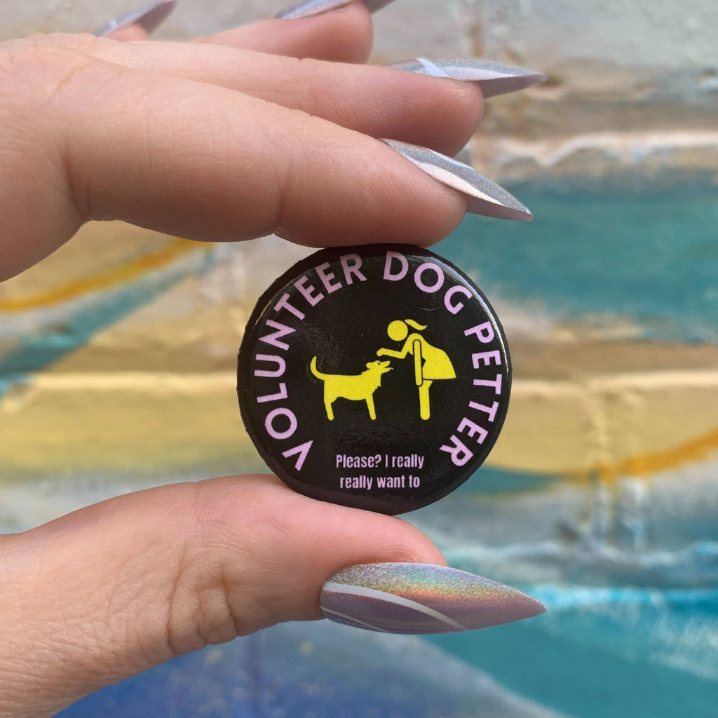 Volunteer Dog Petter 1.25" Pinback Button