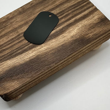 Black Anodized Aluminum Tag
