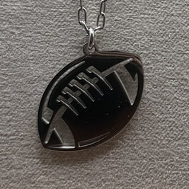 Football Pendant Necklace