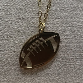 Football Pendant Necklace