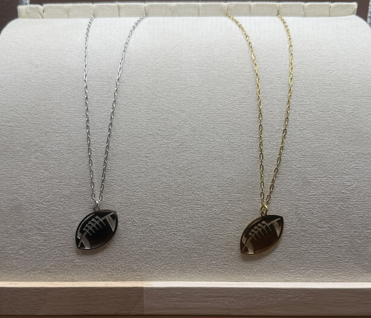 Football Pendant Necklace