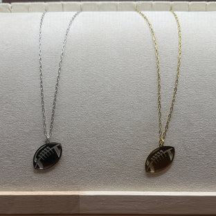 Football Pendant Necklace