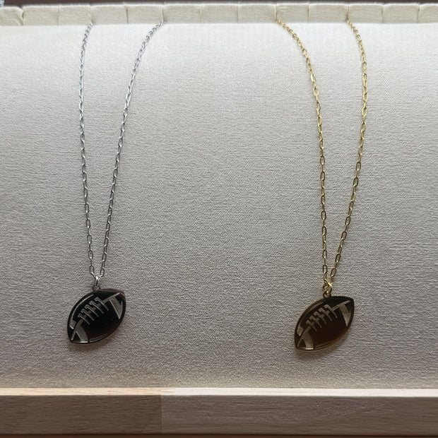 Football Pendant Necklace