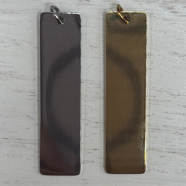 Classic Flat Bar Charm