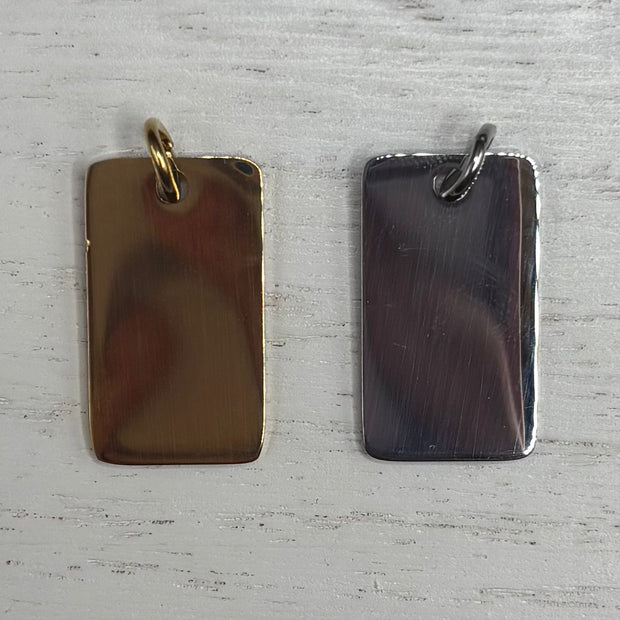 Small Rounded Rectangle Charms