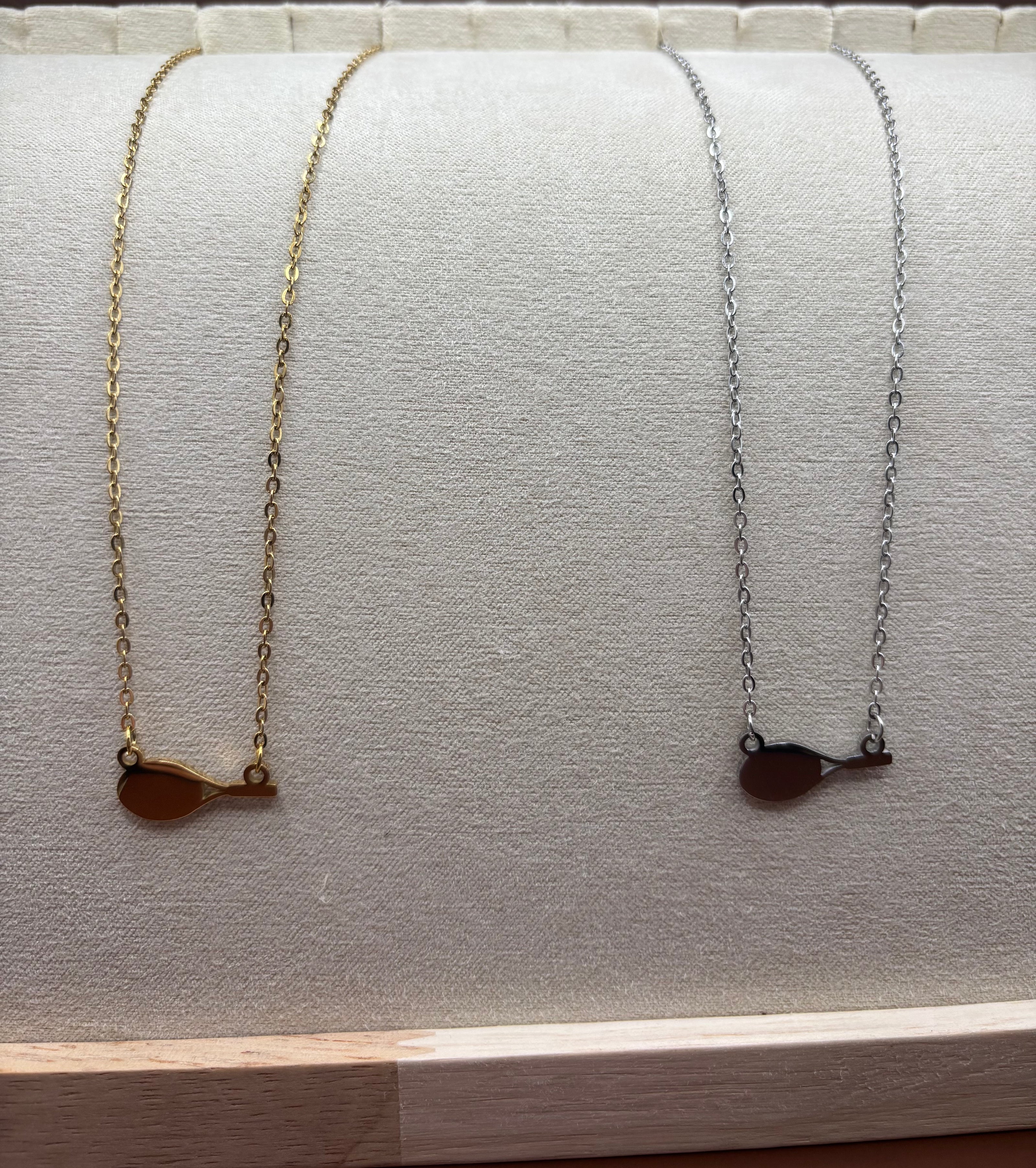 Tennis Racket Pendent Necklace