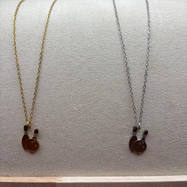 Bowling Pendant Necklace