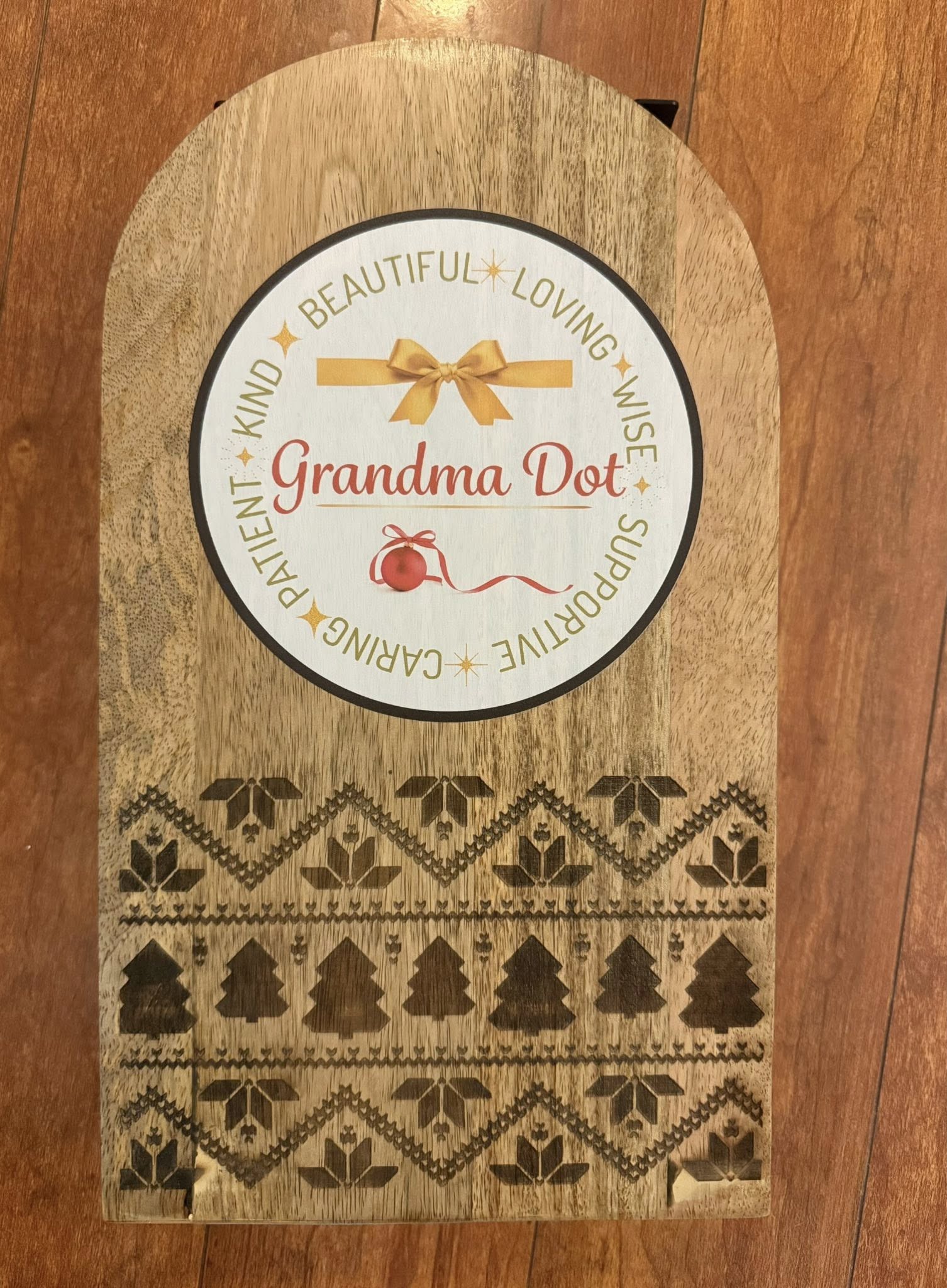 Customized Sled Christmas Decor