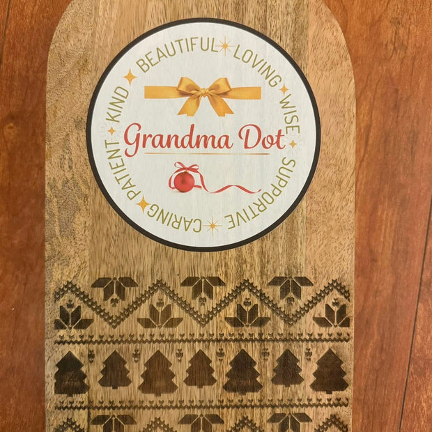 Customized Sled Christmas Decor