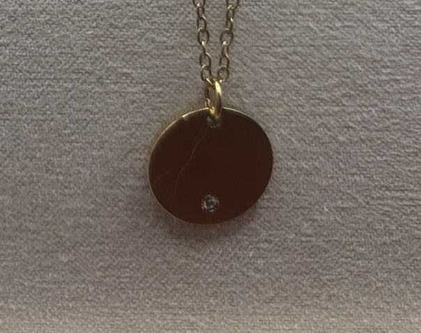 Luster Disc Necklace