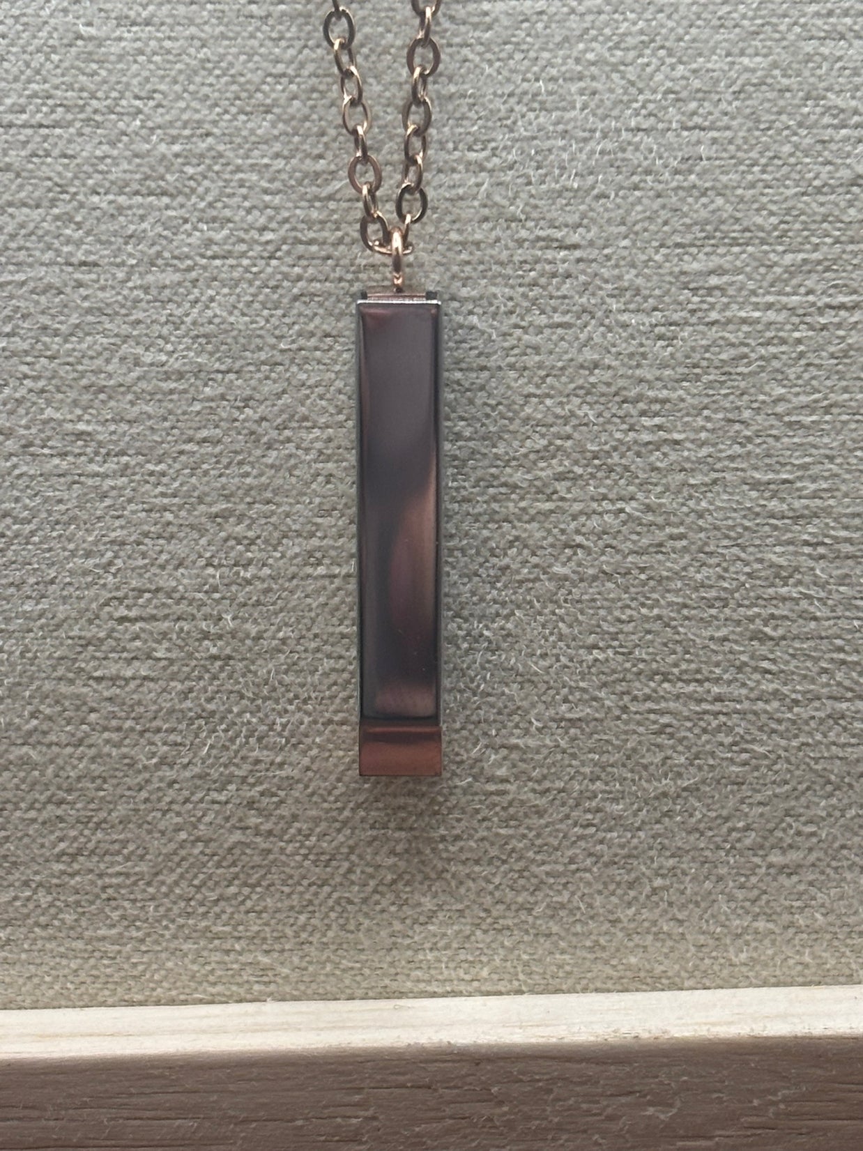 Hidden Message Bar Necklace