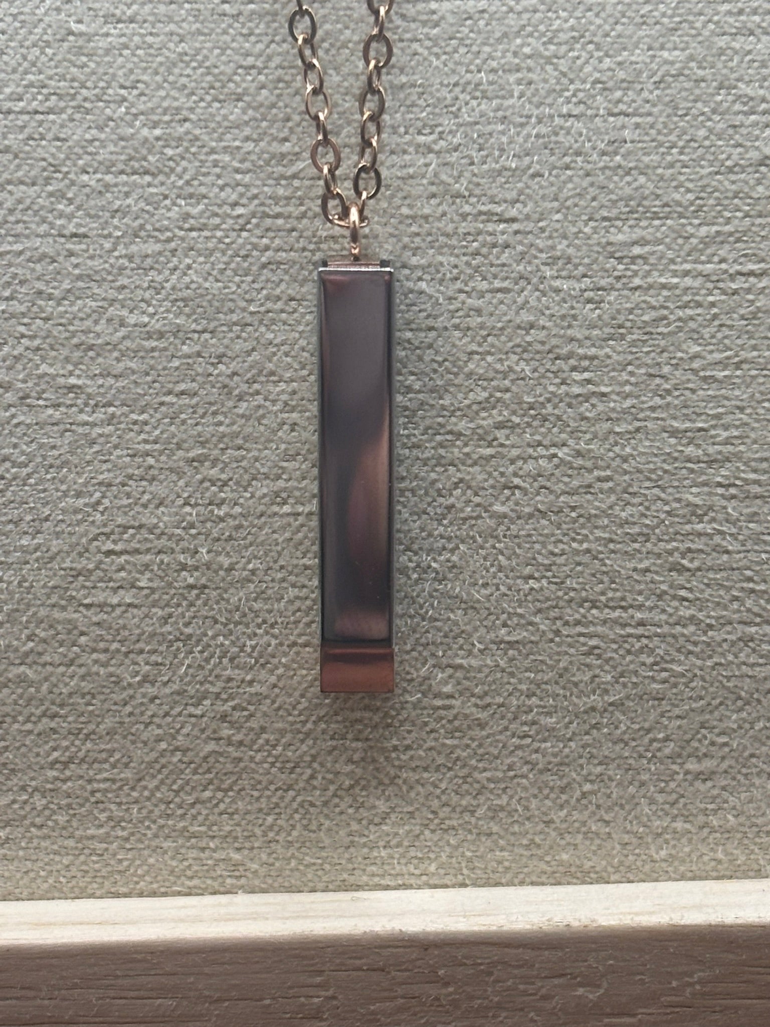 Hidden Message Bar Necklace