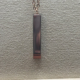 Hidden Message Bar Necklace