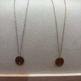 Luster Disc Necklace