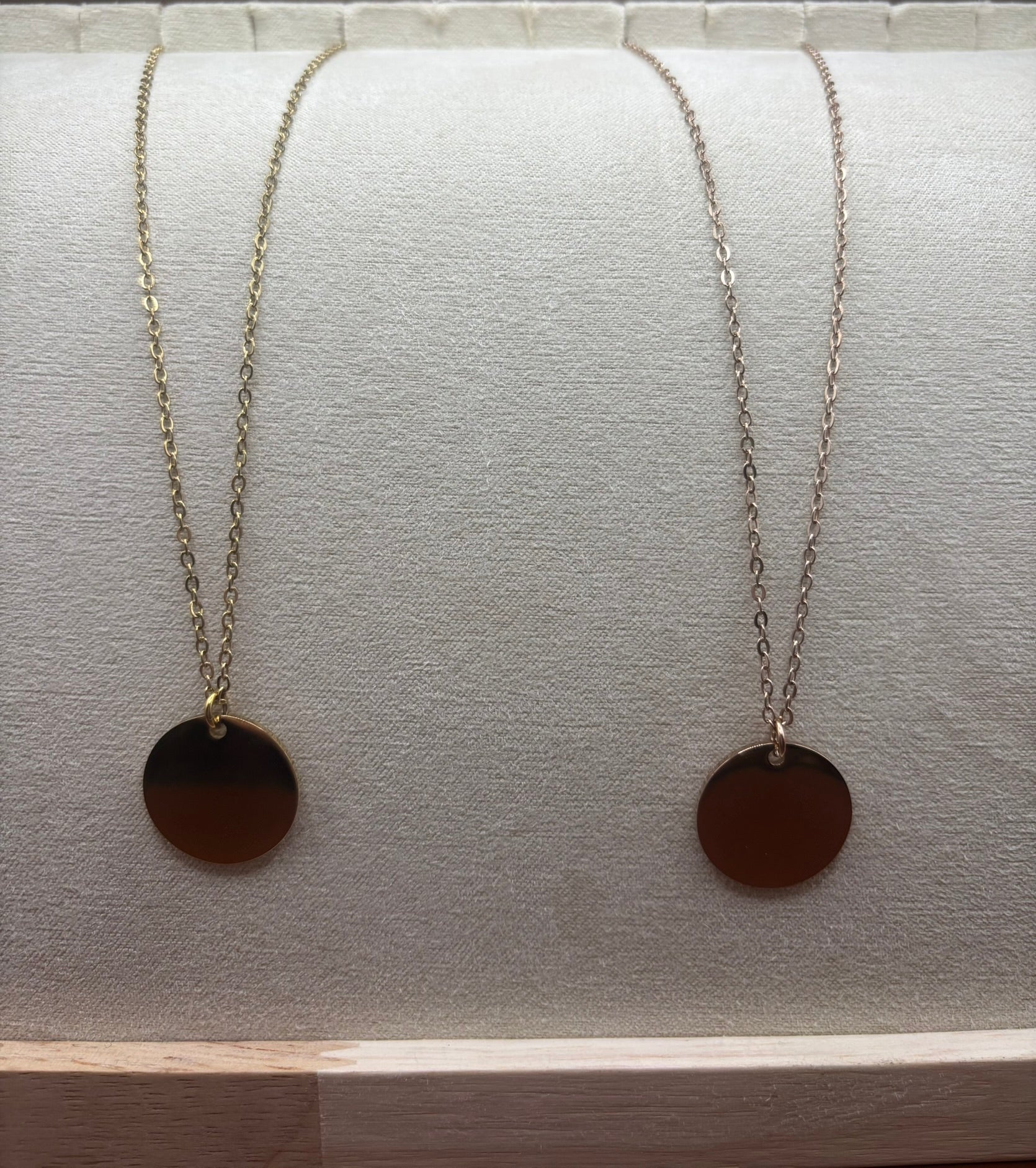 20 mm Disc Necklace