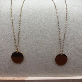 20 mm Disc Necklace