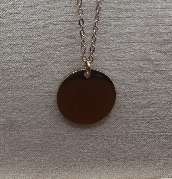 20 mm Disc Necklace