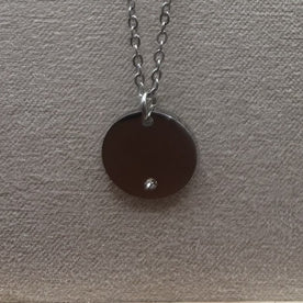 Luster Disc Necklace