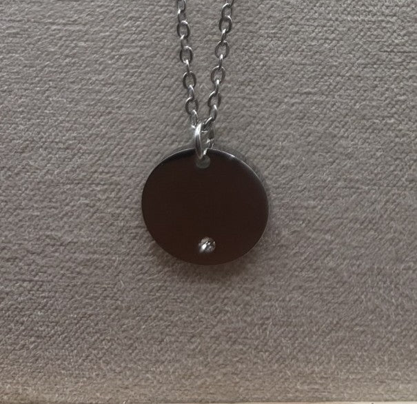Luster Disc Necklace