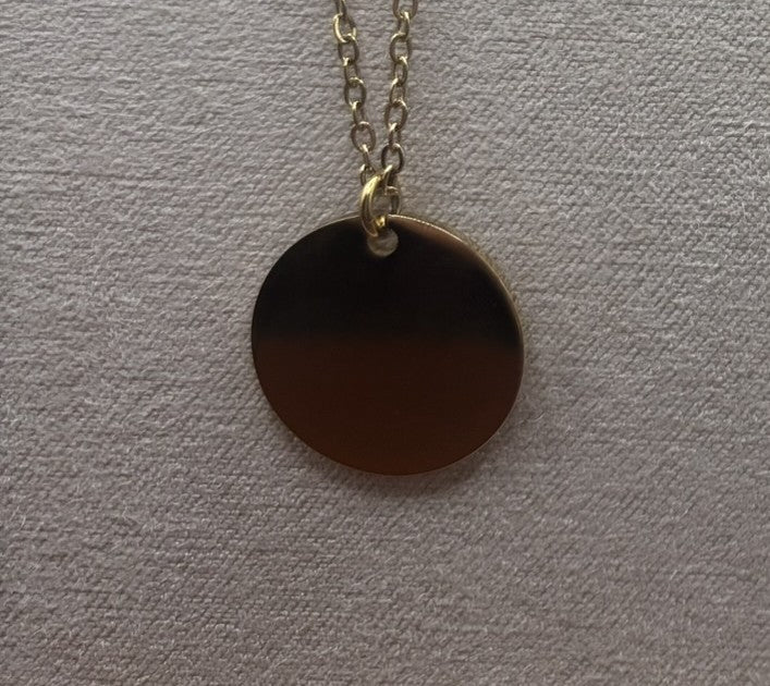 20 mm Disc Necklace